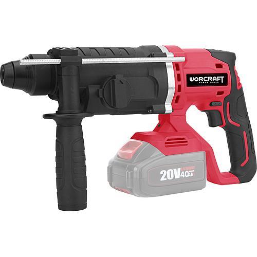 AKU vŕtacie kladivo Worcraft CRH-S20LiT, 20V - 2,4J, SDS+