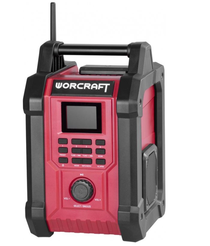 Rádio Worcraft CBTS-S20LiH, Bluetooth, 20V / 2x15W