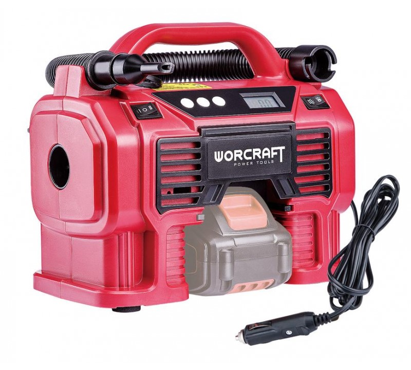 AKU kompresor Worcraft CAC-S20LiA, 160 Psi/11 Bar, 20V