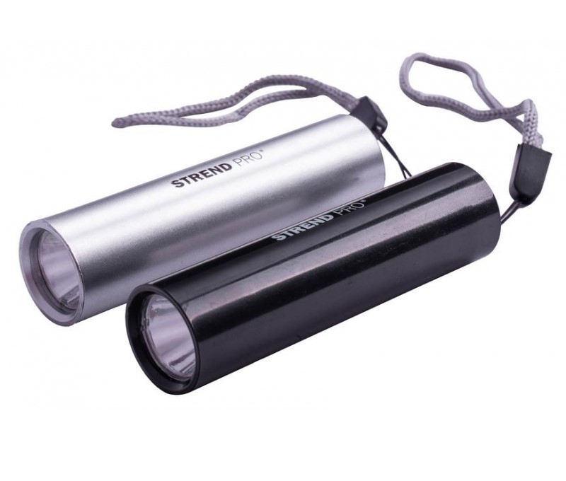 Svietidlo Strend Pro Flashlight NX1051, 50 lm - black / silver