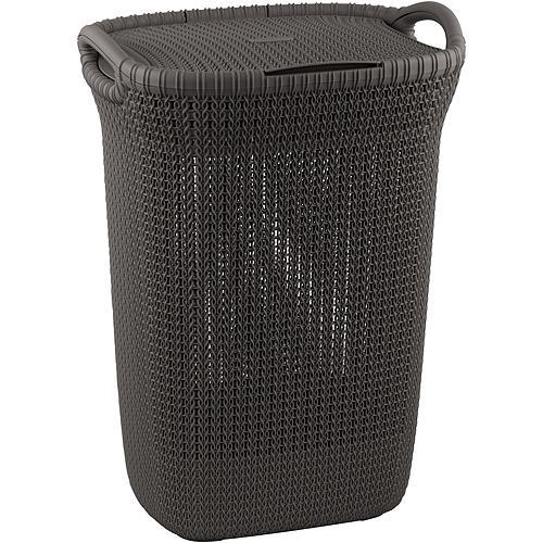 Kôš na prádlo Curver KNIT 3676, 57L (45x61x34cm) - hnedý