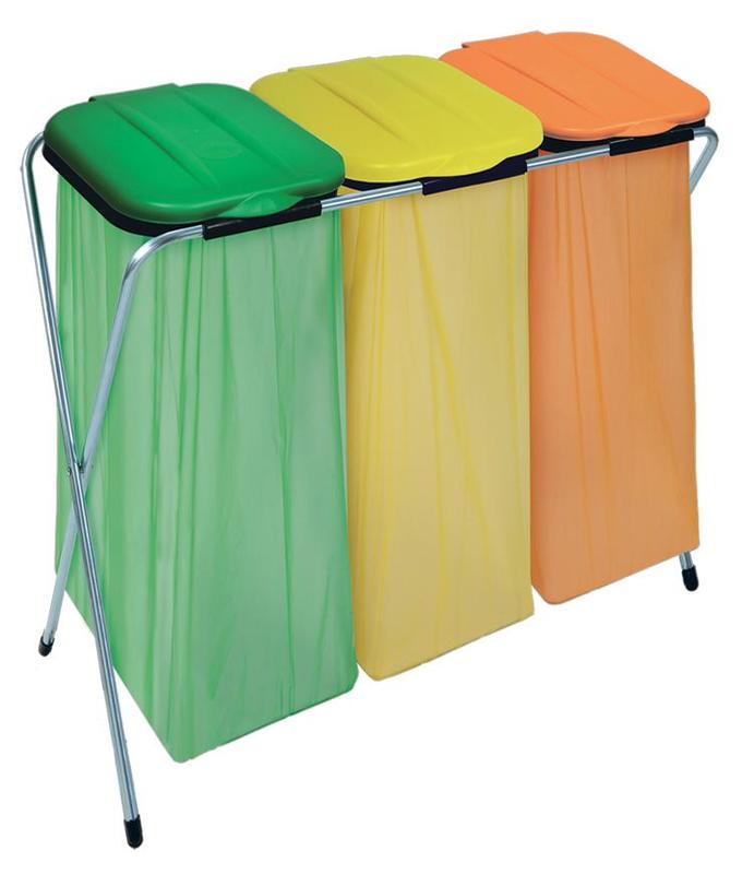 Stojan Strend Pro Ecofix-3 Trio, pre vrecia na odpad