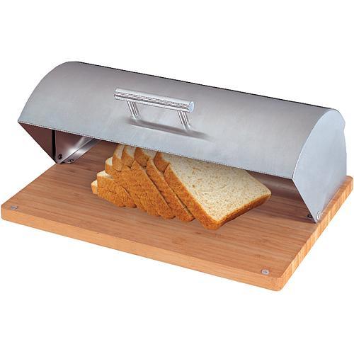 Chlebník Easyhome BB-100, rubber wood (39x28x16cm)