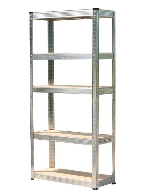 Kovový regál RAT40 MS, MDF - 5 políc (1800x900x400mm)