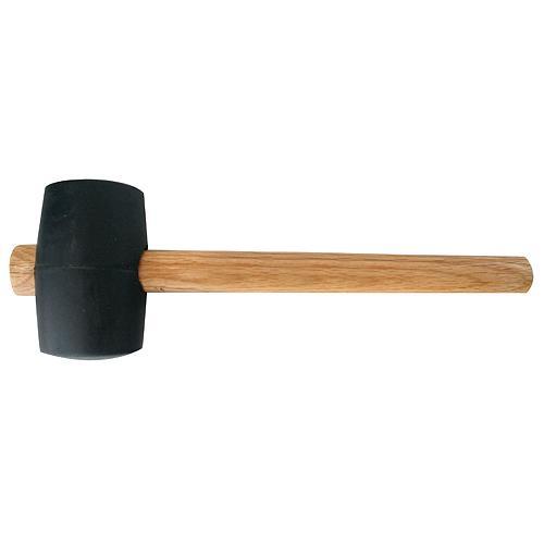 Gumené kladivo Strend Pro HM222, s drevenou rúčkou, 340g