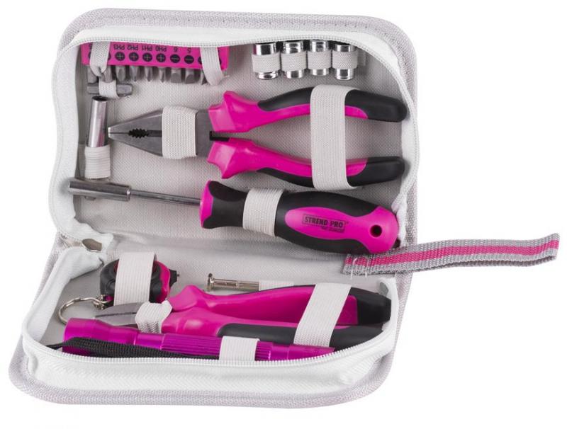 Sada náradia pre ženy LADIES PINK SET12, ružová (23 dielna)