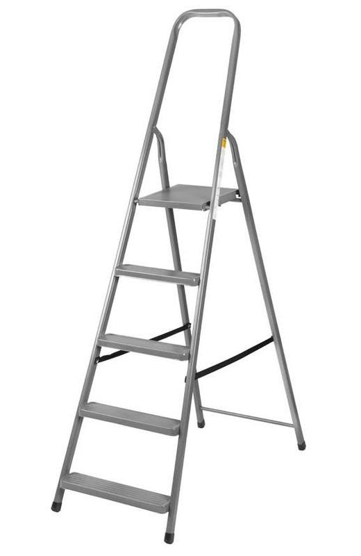 Oceľové schodíky Strend Pro ST-D6, 6 stupňové, 197cm - 125kg