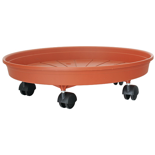 Podložka pod kvetináč ICS MARGHERITA 25 cm, okrúhla s kolieskami