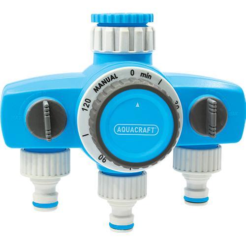 Mechanický časovač AQUACRAFT 290030, 3-rozbočovač, 120 min