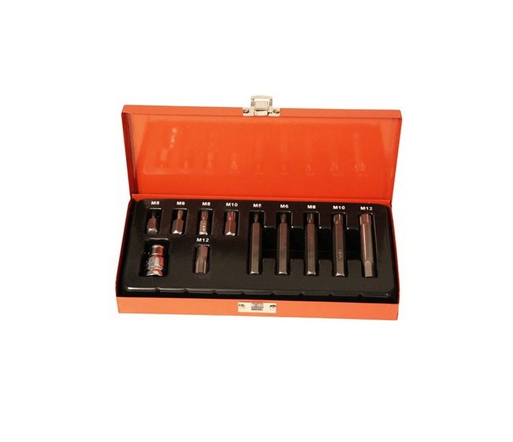 Sada bitov PROTECO - 10mm XZN (11-dielna)