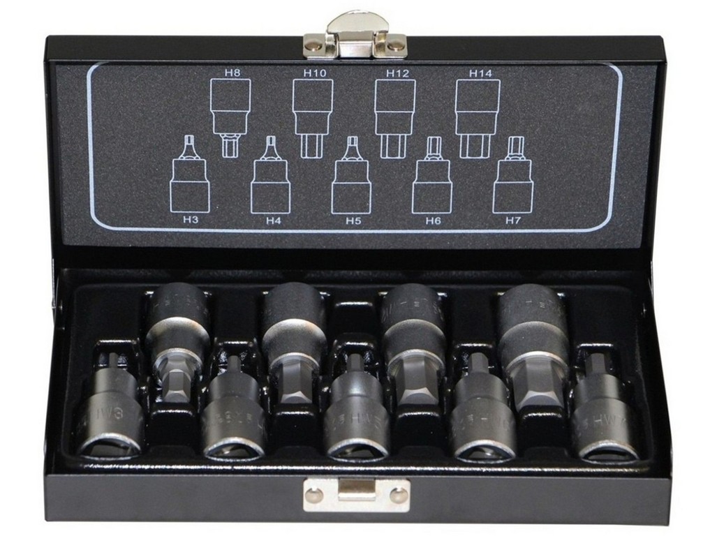 Gola sada PROTECO 1/2" 6-hran (9 dielna) - 3-14mm