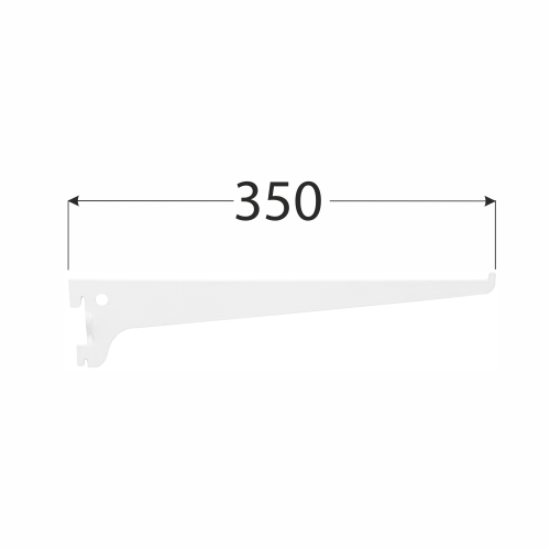 Systémová konzola jednoduchá WSS350b 350mm - biela
