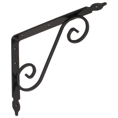 Konzola dekoratívna kovaná WOZ240 HB 240x190mm - grad. čierna