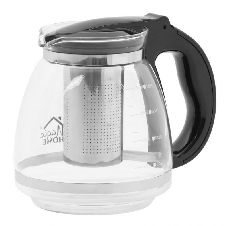 Čajník MagicHome TP021 (1,5 lit.), sklo/PP/nerez
