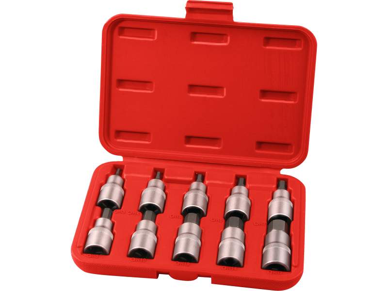 Sada nástrčných hlavíc 1/2" HEX - 3-17mm (10 ks)