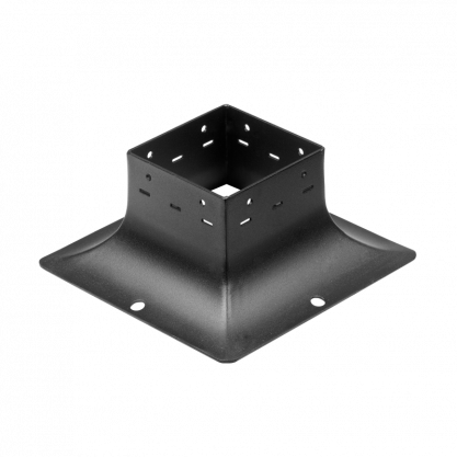 Pätka stĺpika SDP 100B 101x101x97x2mm - čierna