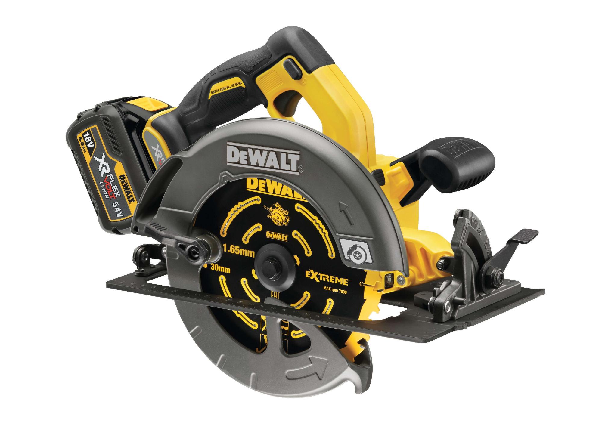 AKU kotúčová píla DeWalt DCS575T2, 54V