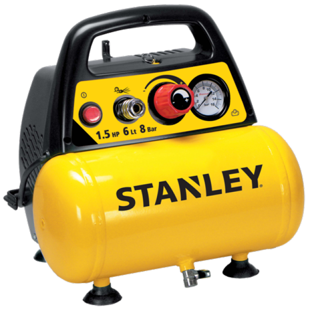 Samomazný vzduchový kompresor Stanley DN 200/8/6 s príslušenstvo