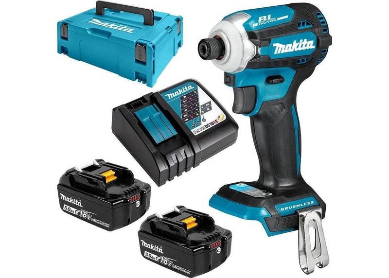 Aku rázový uťahovák Makita DTD171RTJ, 18V (2x 5,0Ah)
