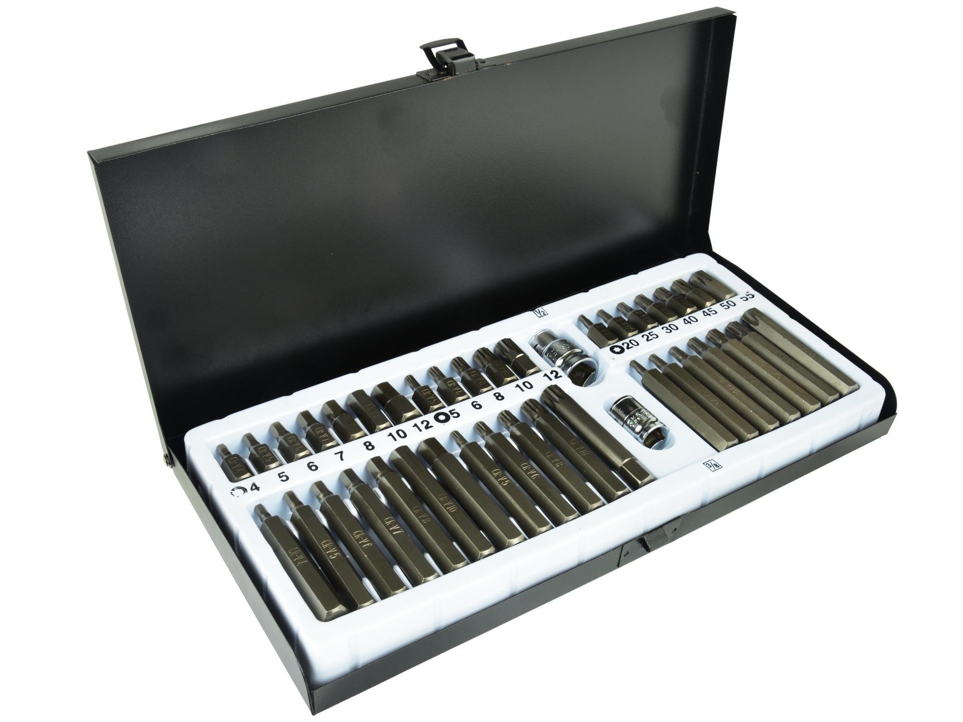 Sada bitov GEKO 6-HR, TORX, XZN (40-dielna)