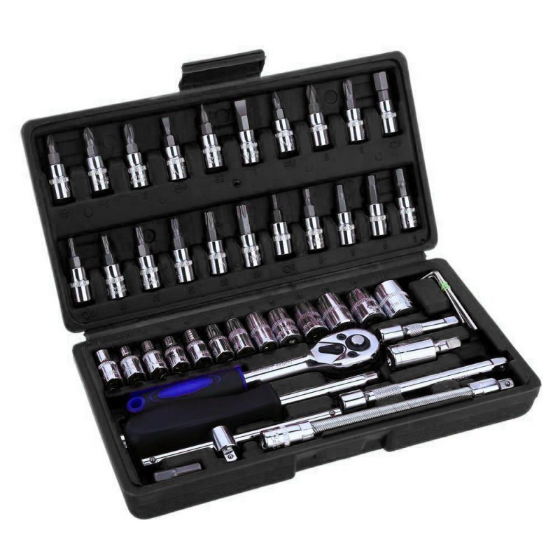Gola sada XL-TOOLS 1/4" (46-dielna) - 6-14mm