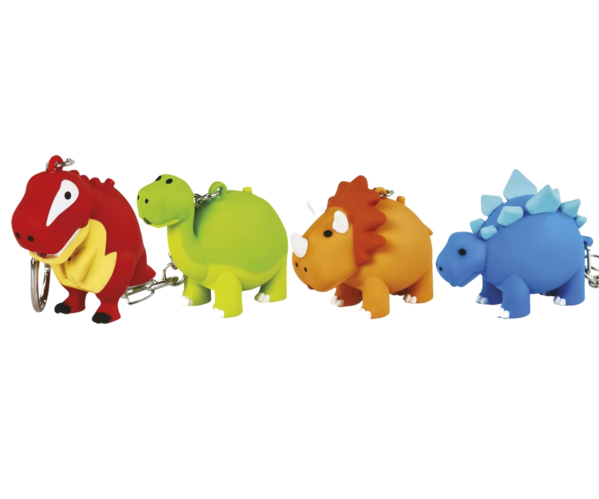 LED kľúčenka EMOS – Dinosaurus, so zvukom (1ks/bal)
