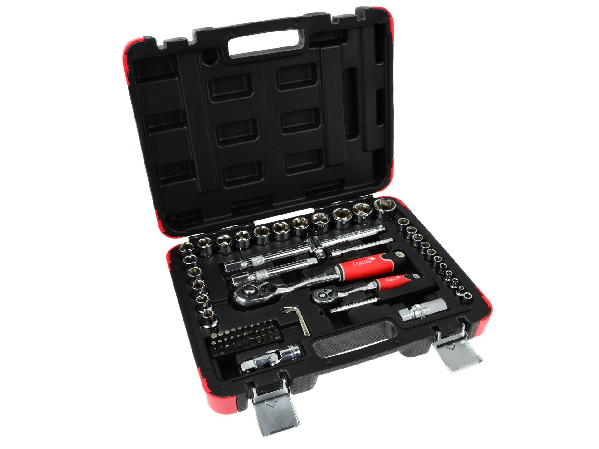 Gola sada TVARDY 1/4" a 1/2" v kufri (72 dielna)