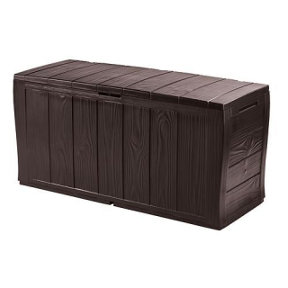 Úložný box Keter SHERWOOD 270L, 117x45x57,5 cm - hnedá