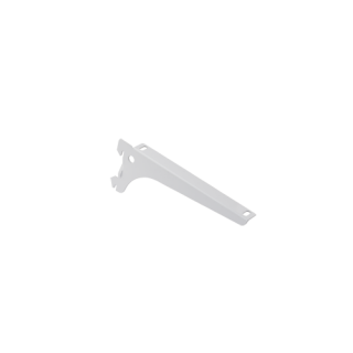 Jednoduchá konzola konečná WSK180b 180mm - biela (prava + ľava)