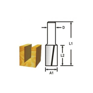 Stopková fréza Makita D-8 22x25,4mm