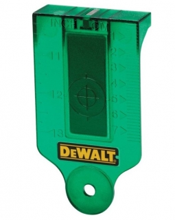 Zameriavacia karta pre zelené lasery DeWalt DE0730G