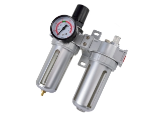 Regulátor tlaku vzduchu s filtrom GEKO G01179 + manometer