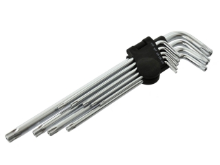 Sada torx kľúčov GEKO - T15-T55 (9-dielna)