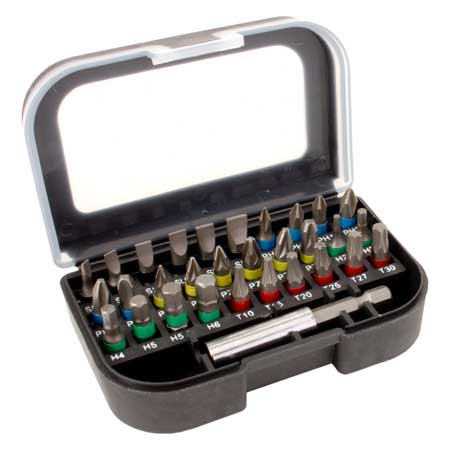 Sada bitov 25mm s magnetickým držiakom (30ks)